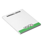 Bloc-note Personalized notepad with quirky baseball design (Incliné)