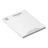 Bloc-note Personalized Stationery Branded Business Notepad (Incliné)