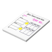 Bloc-note Personalized Tennis Team Scoresheets (Tourné)