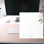 Bloc-note Personalized Watercolor Hydrangea