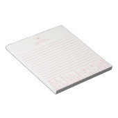 Bloc-note Personalized Wildflower Floral Desk Notepad (Incliné)