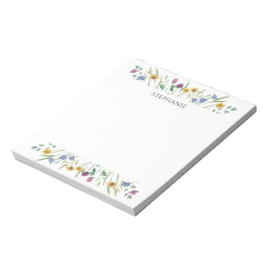 Bloc-note Personalized Wildflower Notepad (Tourné)