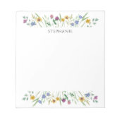 Bloc-note Personalized Wildflower Notepad (Devant)