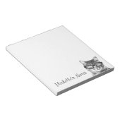 Bloc-note Personalized writing notepads for cat lover (Incliné)