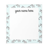 Bloc-note Personalized Zebra Notepad (Devant)