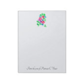 Bloc-note Personnalisable Joli Bouquet Floral Note Pad (Tourné)
