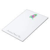 Bloc-note Personnalisable Joli Bouquet Floral Note Pad (Incliné)