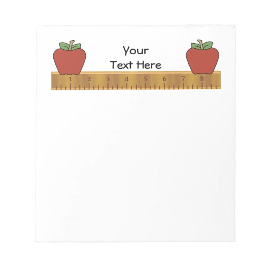 Bloc-note Personnalisable Pour Enseignant (Devant)