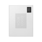 Bloc-note Personnalisable Votre entreprise Logo (Tourné)