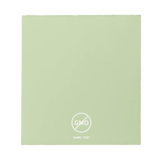 Bloc-note Personnalisation de l'image de marque naturelle éc (Devant)