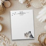 Bloc-note Personnalisation du monogramme de berger australie<br><div class="desc">Cette conception peut être personnalisée dans la zone fournie en modifiant la photo et/ou le texte. Vous pouvez également le customiser en cliquant sur Personnaliser ce Modèle, puis en choisissant l'option cliquer pour customiser et supprimer ou modifier la couleur de l'arrière - plan, ajouter du texte, modifier la couleur ou...</div>