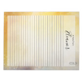 Bloc-note Personnalisé (Devant)