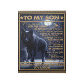 Bloc-note Personnalisé À Mon Fils, Fils Cadeau Anniversaire (Tourné)