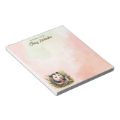 Bloc-note Personnalisé à partir du bureau de l'aquarelle Pos (Incliné)
