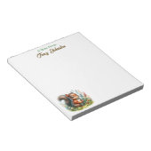 Bloc-note Personnalisé à partir du bureau de l'écureuil aqua (Incliné)