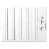 Bloc-note Personnalisé À Partir Du Bureau Du 1Er Anniversair (Devant)