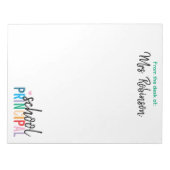 Bloc-note Personnalisé à partir du bureau du directeur de l' (Devant)