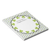 Bloc-note Personnalisé Inspiré shamrock Celtique (Incliné)