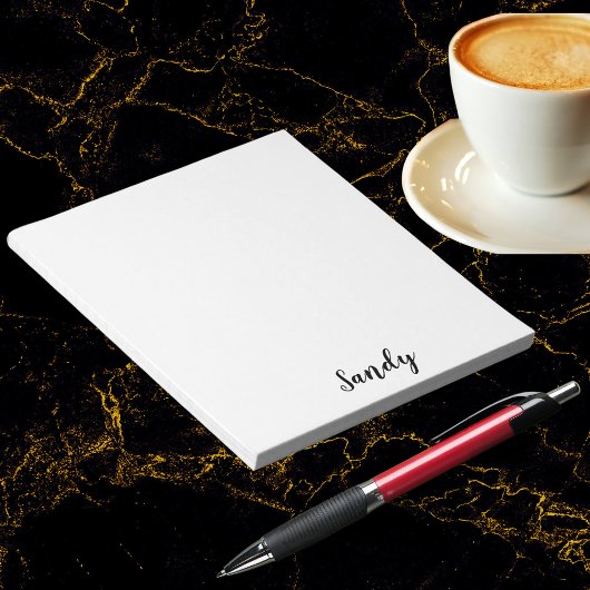 Bloc-note Personnalisé Nom Citation Photo Oeuvre Petit