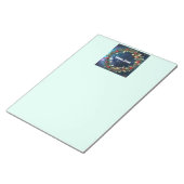Bloc-note Personnalisé Nom Holly Wreath Notepad Lettres de N (Incliné)