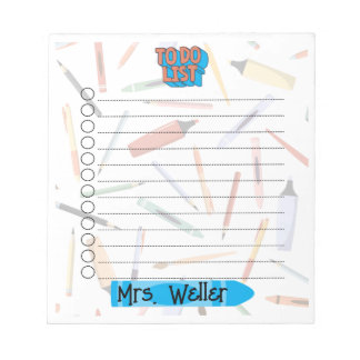 Bloc-note Personnalisé Retour à la liste des tâches de l'éco