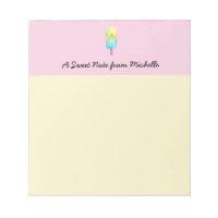 Personnalisé Sweet life rose jaune popsicle