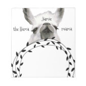 Bloc-note Personnalisée La Llama Mama (Devant)