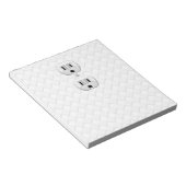 Bloc-note Personnaliser d'amusement de la prise de courant é (Incliné)