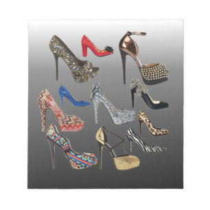 Bloc-note Personnaliser de collage de talons hauts de