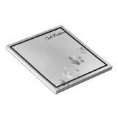 Bloc-note Personnaliser les Empreintes de pattes de chats no (Incliné)