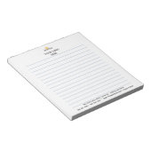 Bloc-note Personnaliser : Logo d'entreprise lié (Incliné)