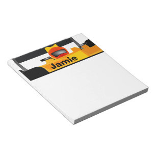 Bloc-note Personnaliser Race Car Cadeaux de fête d'anniversa