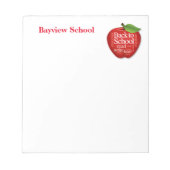 Bloc-note Personnaliser Retour à l'école (Devant)