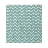 Bloc-note Personnalisez cette Parties scintillant Turquoise  (Devant)
