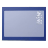 Bloc-note Personnalisez Votre Calme Nautique Et Modifiez Le  (Devant)