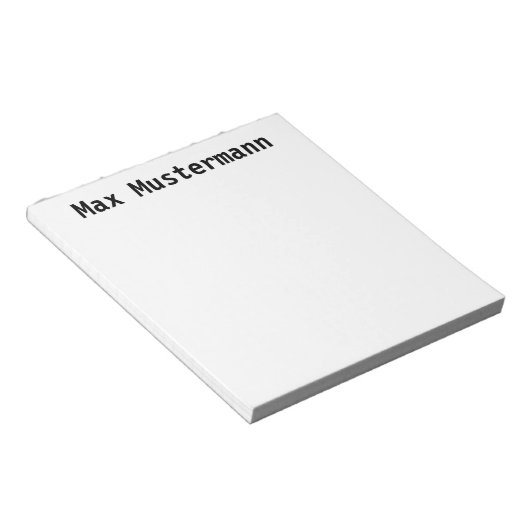 Bloc-note personnalisierte (Incliné)