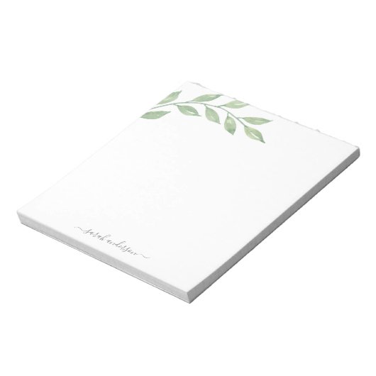 Bloc-note Personnalité de Greenery Calligraphy (Tourné)