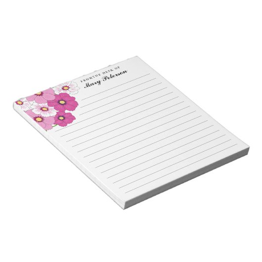 Bloc-note Personnalité de Pretty Pink (Incliné)