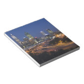 Bloc-note Perth, Australie. Vue du centre-ville de Perth dep (Incliné)