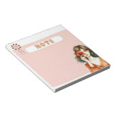 Bloc-note Pétale & Polka : collection de notes de souris Whi (Incliné)