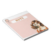 Bloc-note Pétale & Polka : collection de notes de souris Whi (Incliné)
