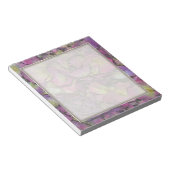 Bloc-note Pétales rose lavande Aquarelle (Incliné)