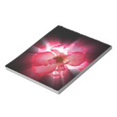 Bloc-note pétales rouges clairs (Tourné)