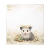 Bloc-note Petit ami de la forêt opossum (Devant)