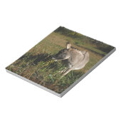 Bloc-note Petit âne gris avec fleur sauvage (Tourné)