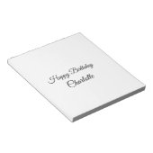 BLOC-NOTE PETIT ANNIVERSAIRE DE CUTIE (Incliné)