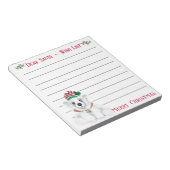 Bloc-note Petit bébé ours polaire de Noël, petit ours de Pèr (Incliné)