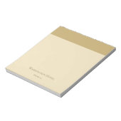 Bloc-note Petit cahier élégant doré (Tourné)