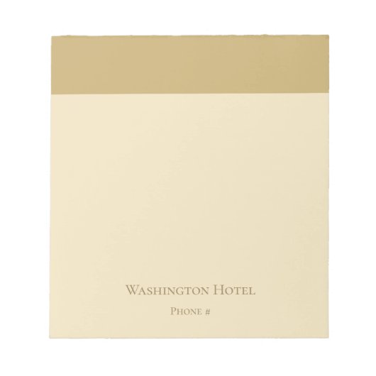 Bloc-note Petit cahier élégant doré (Devant)