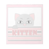 Bloc-note Petit chaton (Devant)
